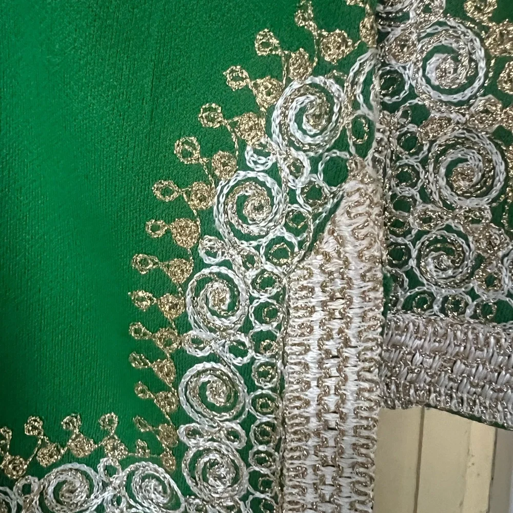 Green Embroidered Jacket - Picture 3 of 6